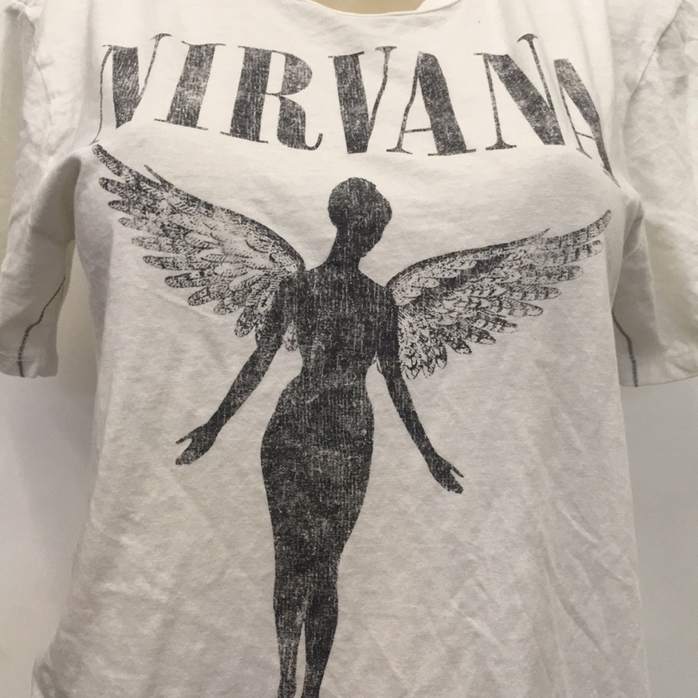 Trunk Ltd nirvana t shirt new  sz xS s free people - Picture 3 of 5